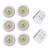 Kit 6 Lâmpadas Spot LED Luminária Controle Remoto 15W sem Fio - 1