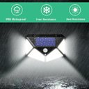 Ver imagem 4 de Luminária Energia Solar Parede 100 LED 3 Funções Lâmpada Sensor Presença