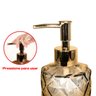 Kit Saboneteira e Aromatizador Difusor de Vidro Lavabo Uz Utilidades Ambar - 330ml - 3