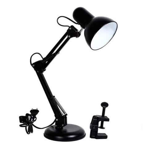 Luminária Articulada Mesa Garra Regulavel Base 2 em 1 Escritório Leitura Metal Articulavel
