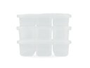 Ver imagem 1 de Kit 3 Potes Conservador de Alimentos C/ 3 Divisórias Nitron 1,1L e Tampa P/ Petiscos Plástico Livre