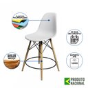 Ver imagem 2 de Banqueta Eames Eiffel de Madeira Assento Branco