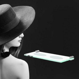 Saboneteira Dupla para Banheiro Orion Suporte Fenda Prata - 2