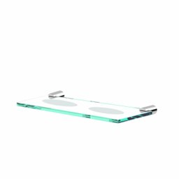 Saboneteira Dupla para Banheiro Orion Suporte Fenda Prata - 1