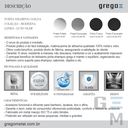 Ver imagem 5 de Porta Shampoo de Canto Vidro Luxo Slim 513LSA Grego Metal