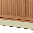 Ver imagem 4 de Painel Ripado para Tv 65 Pol com Led 2 Gavetas 183cm Baraka D03 Freijó Off White - Lyam Decor