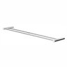 Porta Toalhas Duplo para Banheiro Orion 60cm Toalheiro Prata Polido - 1