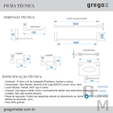 Ver imagem 3 de Kit Acessórios Para Banheiro (3 Kits) 15 Peças Slim 525LS3
