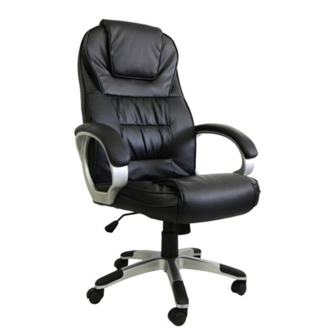 Cadeira Presidente Luxo com Massagem Fox Office C2652 Preta - 1