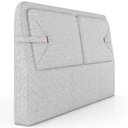 Ver imagem 6 de Cabeceira Cama Box King Estofada 195cm Mali P05 Linho Cinza Claro - Lyam Decor