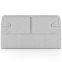 Ver imagem 3 de Cabeceira Cama Box King Estofada 195cm Mali P05 Linho Cinza Claro - Lyam Decor