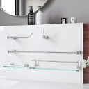 Ver imagem 2 de Acessórios para Banheiro Kit (10 Peças) Troia Prata Polido 2100tr