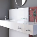 Ver imagem 5 de Kit Cabide de Banheiro 2 Peças Suporte Quadrado Alto Brilho Troia Grego Metal