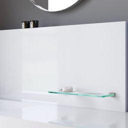 Saboneteira Dupla para Banheiro Troia (kit 2 Peças) Suporte Fenda Prata - 2