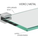 Ver imagem 3 de Porta Shampoo Troia Suporte Prateleira de Banheiro Suporte Prata