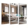 Espelho Grande Corpo Inteiro Lapidado Retangular Decorativo 100x30cm Luxo - 1