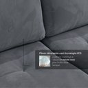 Ver imagem 4 de Sofá Cama Retrátil 220cm 03 Lugares Resplendor
