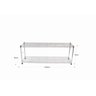 Estante de Aço Cromado com 2 Prateleiras Rack Aramados 1019 - 3