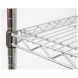 Estante de Aço Cromado com 2 Prateleiras Rack Aramados 1019 - 6