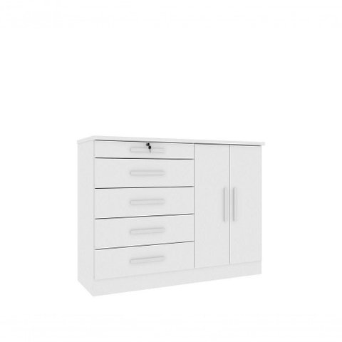 Comoda Istambul 5 Gavetas 2 Portas Tcil
