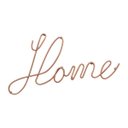 Ver imagem 1 de Palavra Decorativa Home Rose-gold 30x14cm 9569 Mart