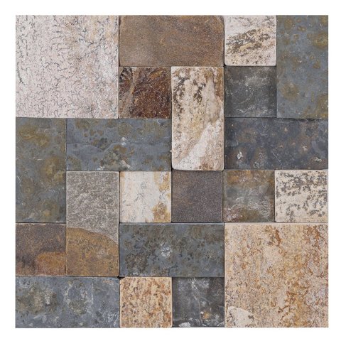 Mosaico Pedra Ferro Anticatto - 30x30cm