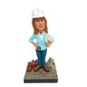 Engenheira Loira - Estatueta de Resina - Profissões - Buraco de Minhoca - 1