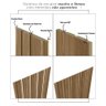 Módulo Cabeceira Ubatuba Ripado Mdf 66x40cm Linea Brasil - 5