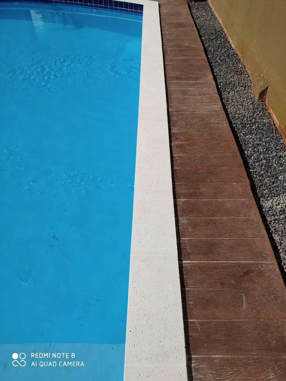 Borda Atérmica Piscina Semi boleada Malibu 50x30x1,5cm - Branco Areia de Quartzo - 4