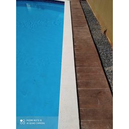 Borda Atérmica Piscina Semi boleada Malibu 50x30x1,5cm - Branco Areia de Quartzo - 4