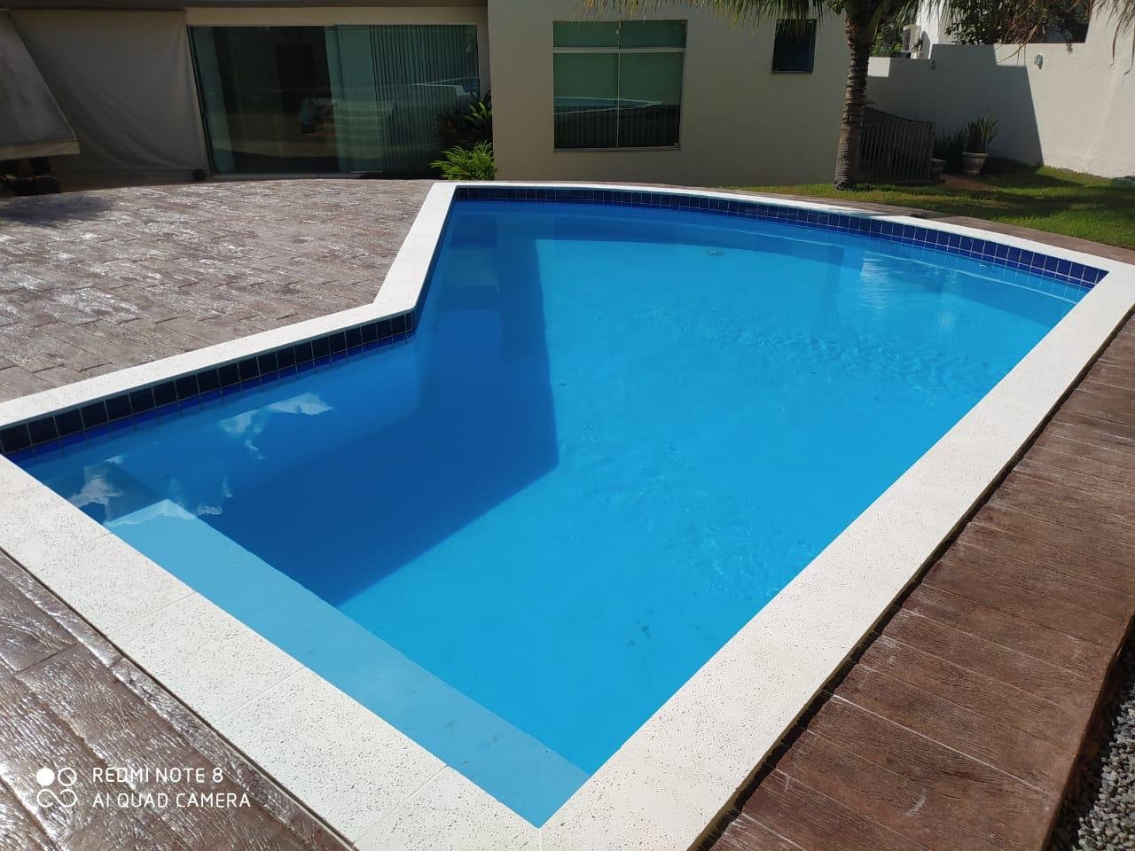 Borda Atérmica Piscina Semi boleada Malibu 50x30x1,5cm - Branco Areia de Quartzo - 5