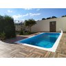 Borda Atérmica Piscina Semi boleada Malibu 50x30x1,5cm - Branco Areia de Quartzo - 9