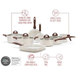 Conjunto Panelas 8 Peças Ceramic Life Smart Plus Brinox - 2