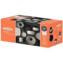Conjunto Panelas 8 Peças Ceramic Life Smart Plus Brinox - 3