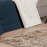 Coberdrom Londres King Sherpa/manta Soft Matelado Azul Marinho - 5