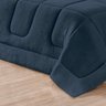 Coberdrom Londres King Sherpa/manta Soft Matelado Azul Marinho - 4