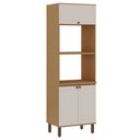 Ver imagem 1 de Armário Torre Quente 3 Pts Provence Cinamomo/Off White