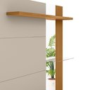 Ver mais imagens de Painel Decorativo Otawa Mdp/mdf Porta Ripada Tv até 60 Polegadas Nature/off White G77 - Gran Belo