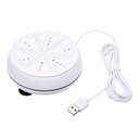 Ver imagem 1 de Mini Maquina Lava Roupas Usb Portatil no Balde Rotativo