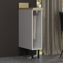 Ver imagem 1 de Balcão Nicho Porta Toalhas para Cozinha 20cm Mdf Branco Cz3304