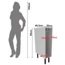 Ver imagem 4 de Balcão Nicho Porta Toalhas para Cozinha 20cm Mdf Branco Cz3304