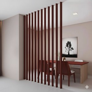 Kit 12 Divisórias de ambiente Wpc 270cm X 10cm X 3,5cm Formaco Decor