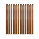 Ver imagem 3 de Kit 12 Divisórias de Ambiente WPC 270cm x 10cm x 3,5cm Formaco Decor Branco/Mogno