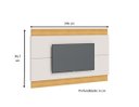 Ver imagem 2 de Painel Classic Off White com Nature 1,40 M