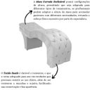 Ver imagem 6 de Maca Estética Estofada Reclinável Ergonômica Suede Eliana:branco
