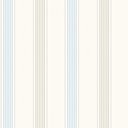 Ver imagem 1 de Papel de Parede Fofura Baby Listrado Azul e Bege Ff4053