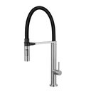 Ver imagem 1 de Torneira Cozinha Pia Gourmet Monocomando Inox Flexível Preto