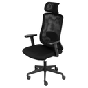 Ver imagem 6 de Cadeira Presidente Singular Nr17 Relax Syncron Tela Braço 1d Preta Or Design
