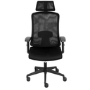 Ver imagem 5 de Cadeira Presidente Singular Nr17 Relax Syncron Tela Braço 1d Preta Or Design