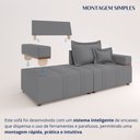Ver imagem 4 de Sofá 4 Lugares 200 cm Linho
